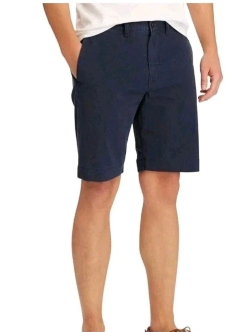 Polo Ralph Lauren Men's Navy Slim Stretch Chino Shorts Size 36 NWT.